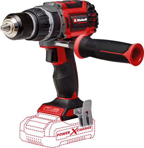 Perceuse-visseuse à percussion sans fil professionnelle Einhell TP-CD 18 70 li-i bl solo - power x-change - 18 v li-ion - avec fonction impact - 2 vitesses - 70 nm - moteur sans balais - excl. batterie et chargeur