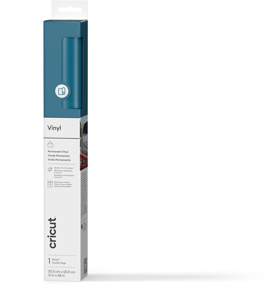 Vinyle Cricut™, permanent (1,2 m) bleu sarcelle