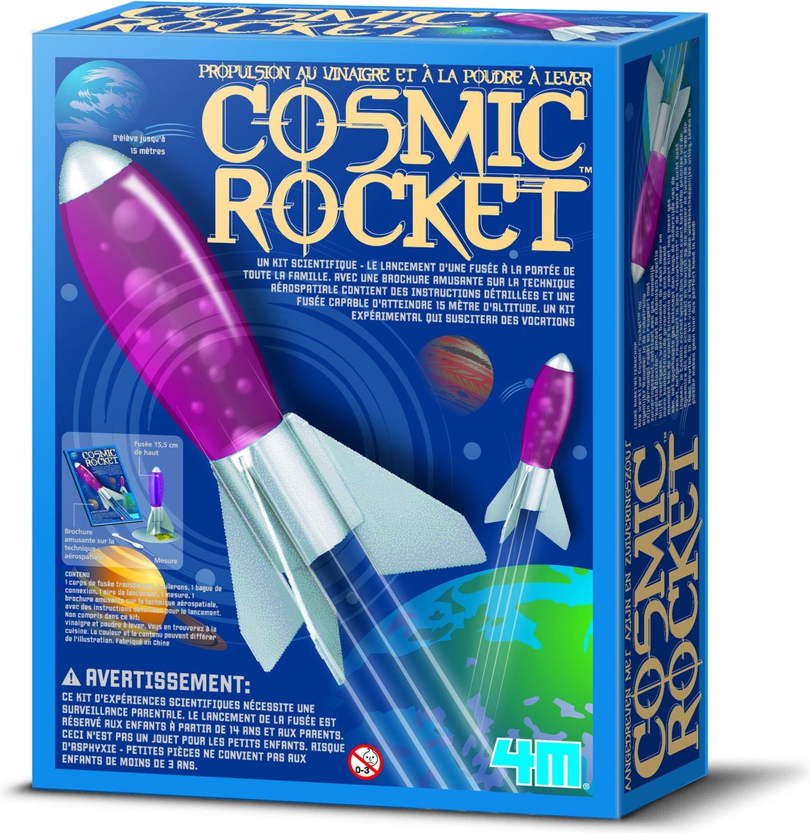 4m - jouets à vapeur 4m kidzlabs fusée cosmique