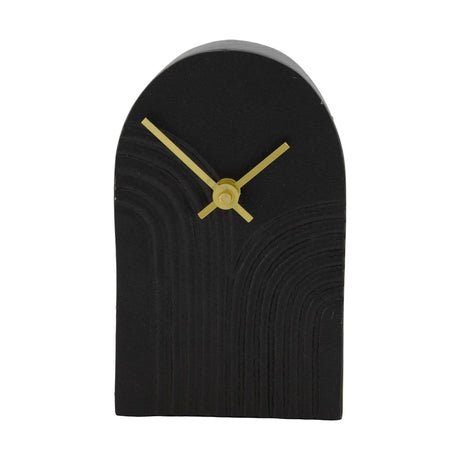 Dijk natural collections horloge aluminium noir 10x4x16,5cm