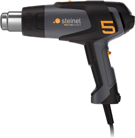 Pistolet à air chaud Steinel hm 2120 e - 2200w - décapant - température réglable de 80-630°c - volume d'air réglable de 150-500l min