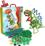 Tiges de construction flexibles Clics spaghettiez twist-a-saurus rex, 64 pcs.