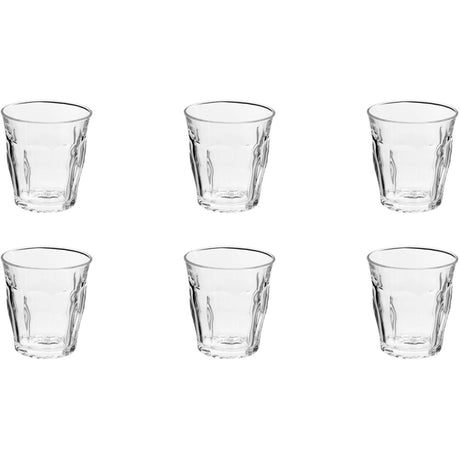 Duralex glass picardy 250ml 6 pieces