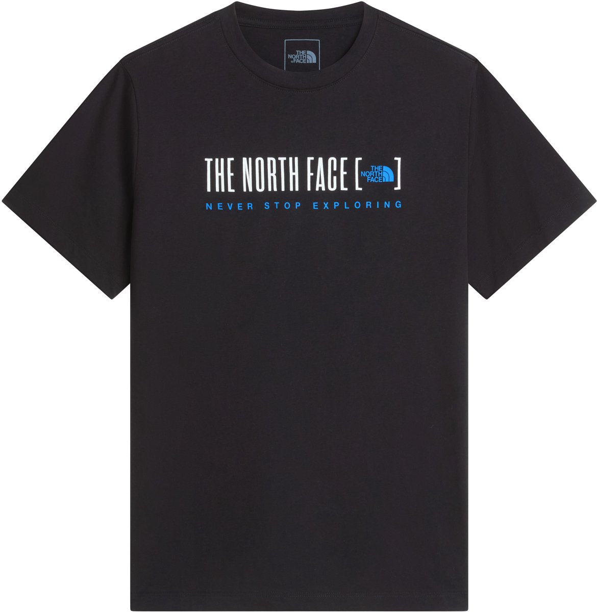 The North Face M Bracket Logo Regular SS Tee Chemise d'extérieur pour hommes - Noir Tnf