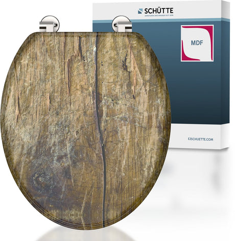 Schütte toilet de toilette en bois massif mdf avec imprimé