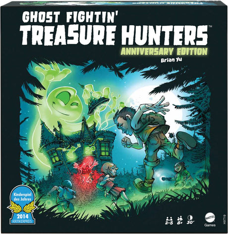 Mattel Games Games Ghost Fightin' Treasure Hunters Edition anniversaire, jeu de société, stratégie, 8 ans, 30 min, jeu familial