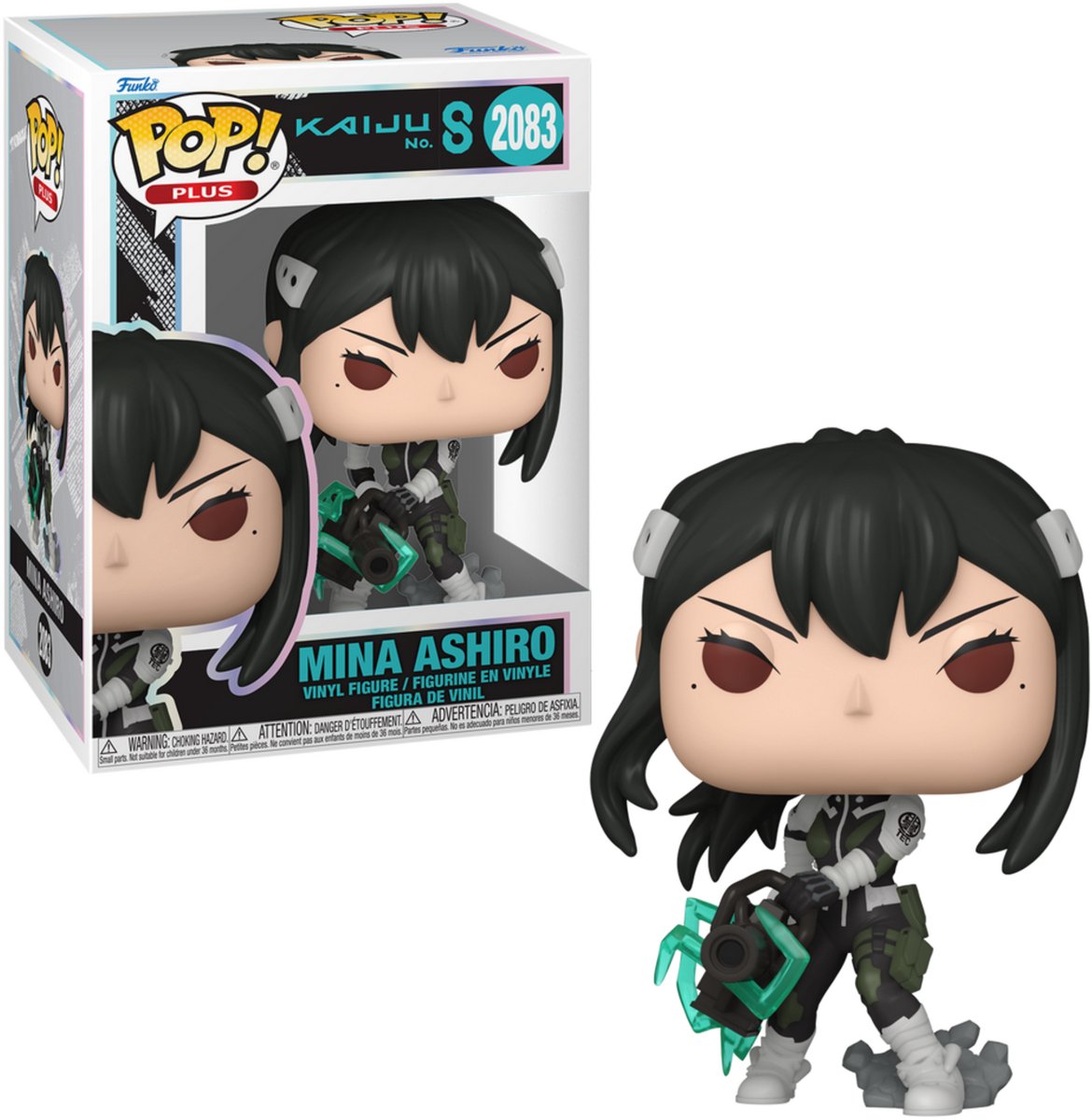 Funko Kaiju non. 8 mina ashiro (édition de poursuite possible !) figurine en vinyle 2083 unisexe pop ! - neutre - standard
