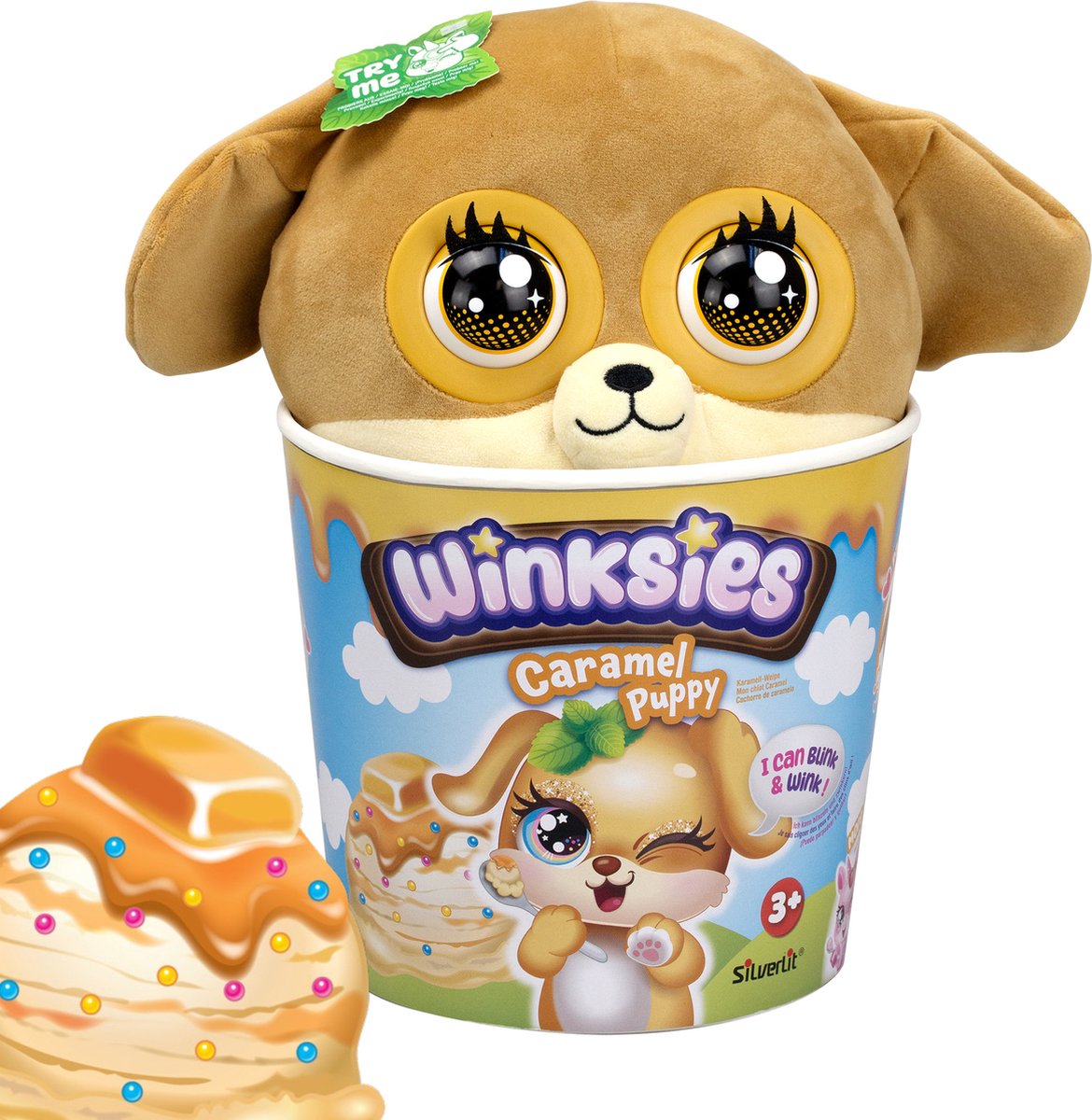 Chiot caramel Winksies Silverlit