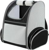 Trixie sac à dos pour chien chloé gris clair noir