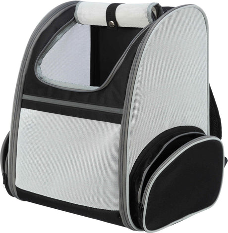 Trixie sac à dos pour chien chloé gris clair noir