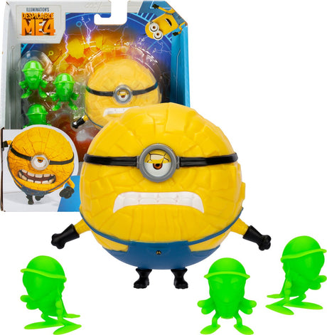 Moose Toys, Moi, Moche et Méchant 4 - Crash Role Mega Minion Jerry - Figurine articulée