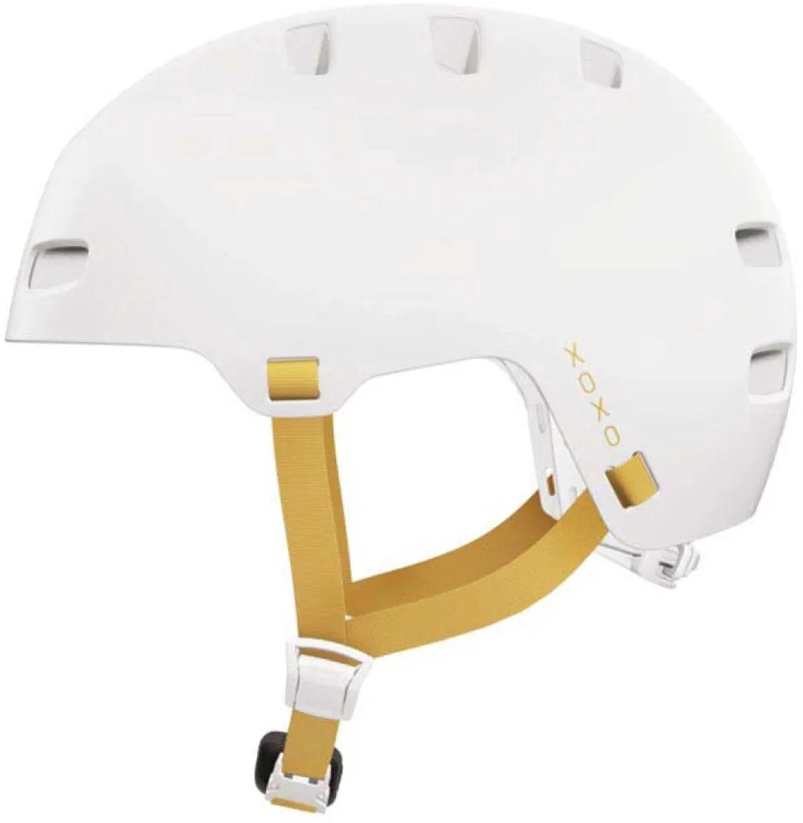 Casque de vélo Abus xoxo polar white s - 51-55 cm - blanc - adapté pour une utilisation sur vélos électriques - vélos de ville - 370 g