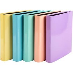 Exacompta 10x Classeur aquarelle 2 anneaux D 25mm - a4 - assortis - 54560e