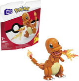 Ensemble de construction Pokémon Mega Construct - Salamèche - 180 pièces.