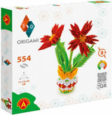 Selecta Origami 3D - Vase de fleurs, 554dlg.