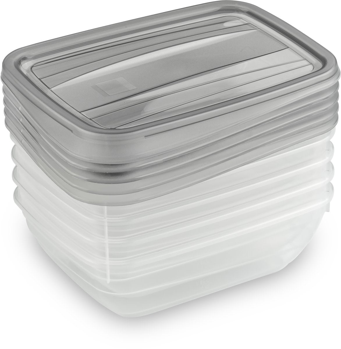 Curver vedo set de récipients alimentaires 5x0,5l - 16x12x4,5 cm - transparent