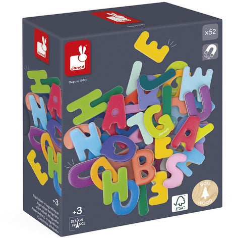 Janod - set d'aimants - lettres de l'alphabet