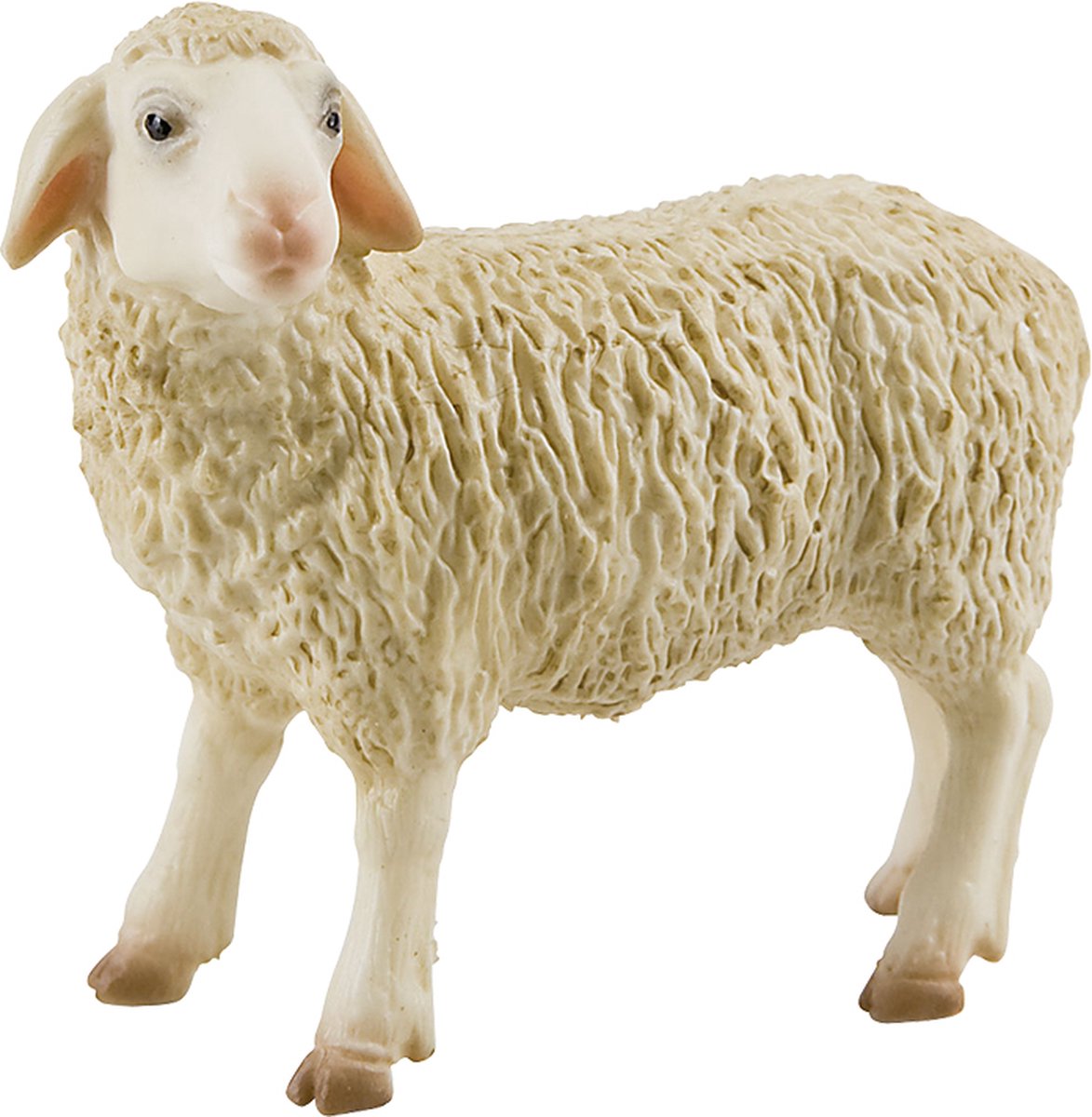 Bullyland 62320 – figurine de jeu et figurine de collection mouton – env. 6 cm – Design réaliste et détaillé – Idéal comme figurine de jeu éducative, décoration de gâteau ou petit cadeau pour les enfants à partir de 3 ans.