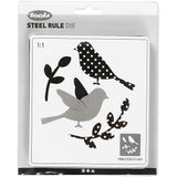 Creativ company matrice de découpe, oiseau, taille 14x15,25 cm, épaisseur 15 mm, 1 pièce