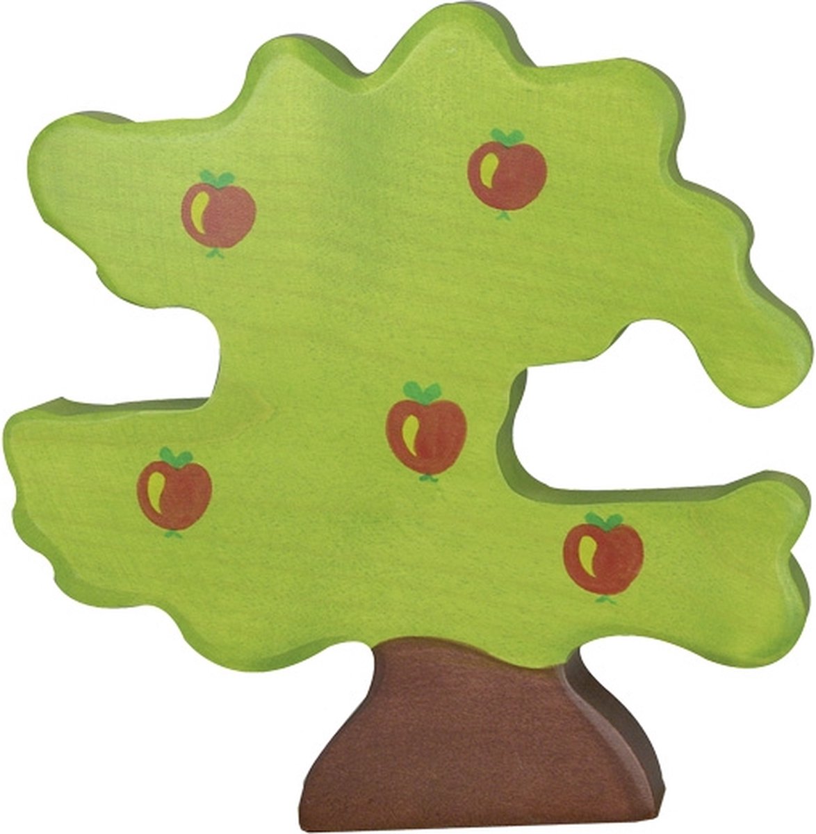Forêt Holztiger - pommier pour oiseaux - 20x2x20cm - figurine en bois - fait main