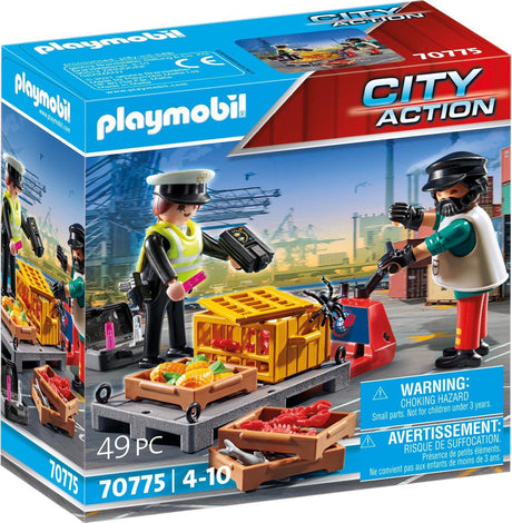 Playmobil 70775 contrôle douanier | 2 pièces