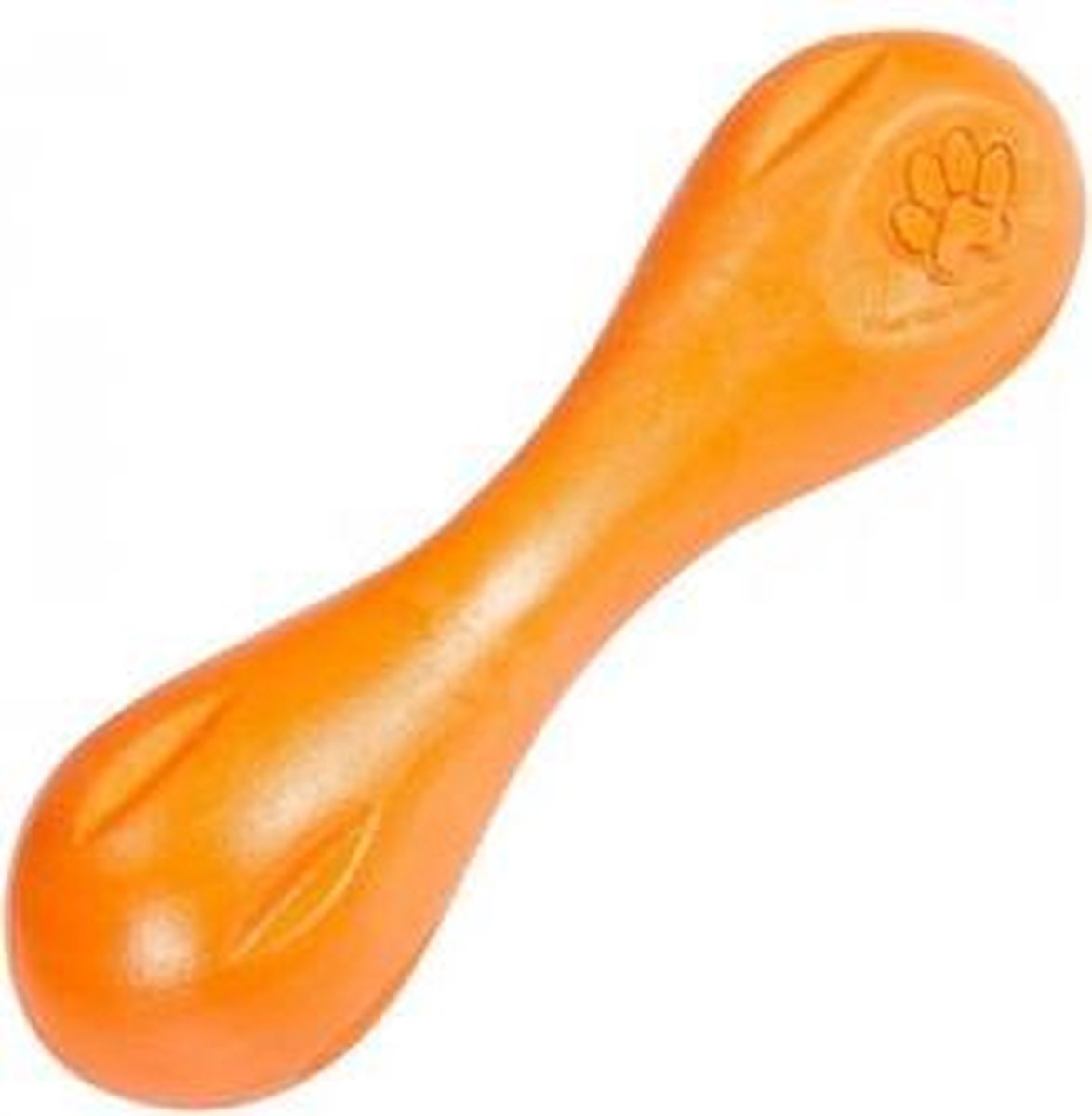 West Paw Hurley - Os à mâcher super résistant pour chien - avec zogoflex - orange - l