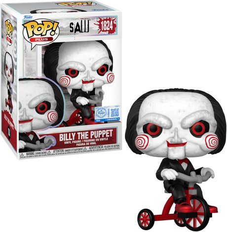 Funko-pop ! - plus : scie - Billy la marionnette sur tricycle #1824 - édition exclusive