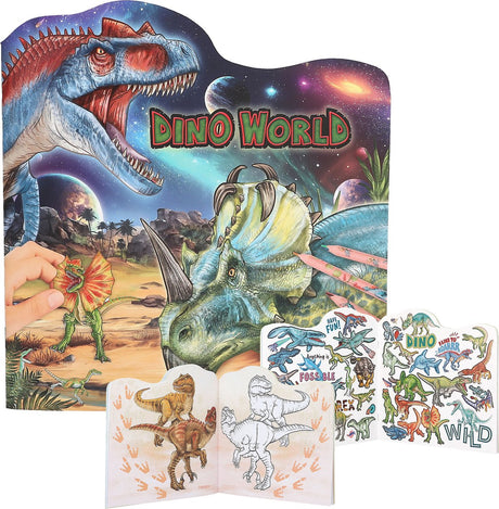 Depesche - Livre de coloriage du monde des dinosaures
