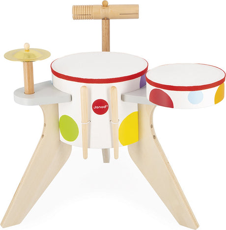 Janod - confettis - batterie - pour petits musiciens