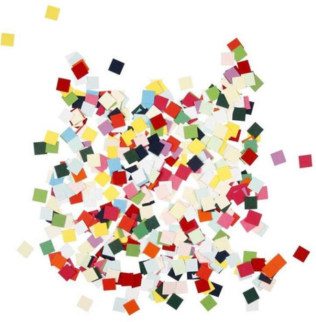 Mosaïque en carton Creativ company, carrée, format 10x10 mm, env. 10000 pièces, 180 gr 1 boîte