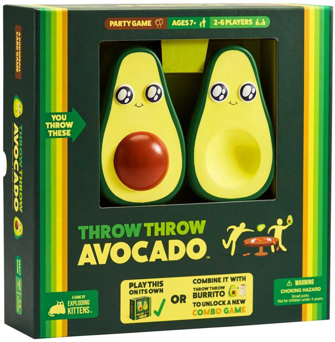 Les chatons explosifs lancent l'avocat - jeu de cartes anglais