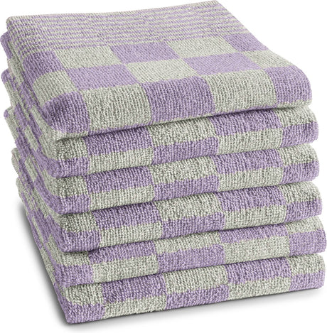 Ddddd torchon bbq pastel lilas 6 pcs