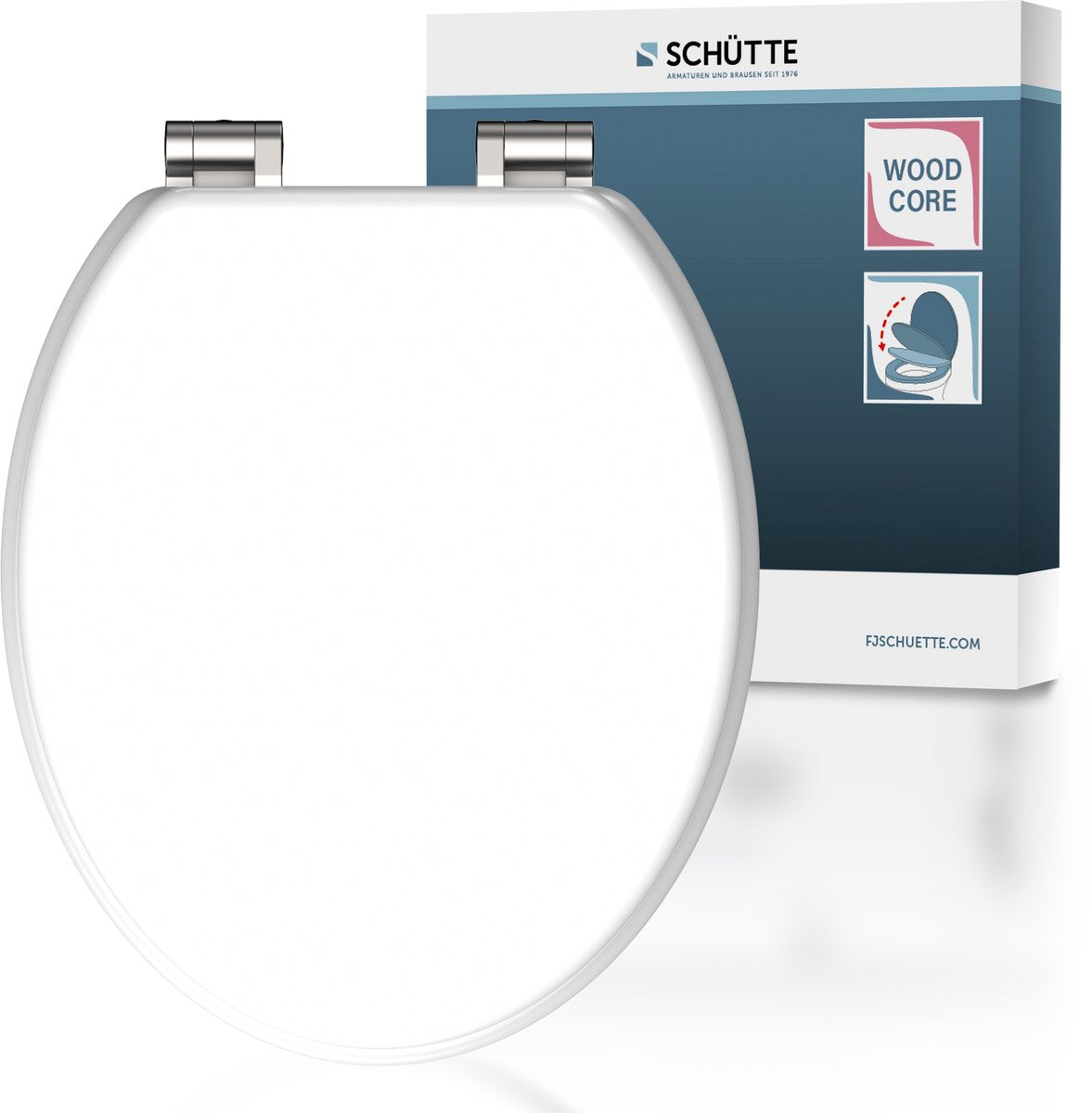 Schütte siège de toilette kernout blanc