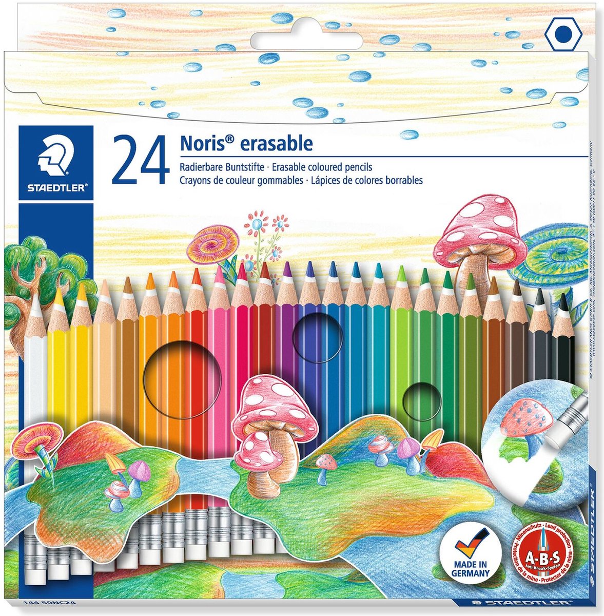 Jouets Staedtler | oeuvre créative bricolage - noris club effaçable - set 24 pcs