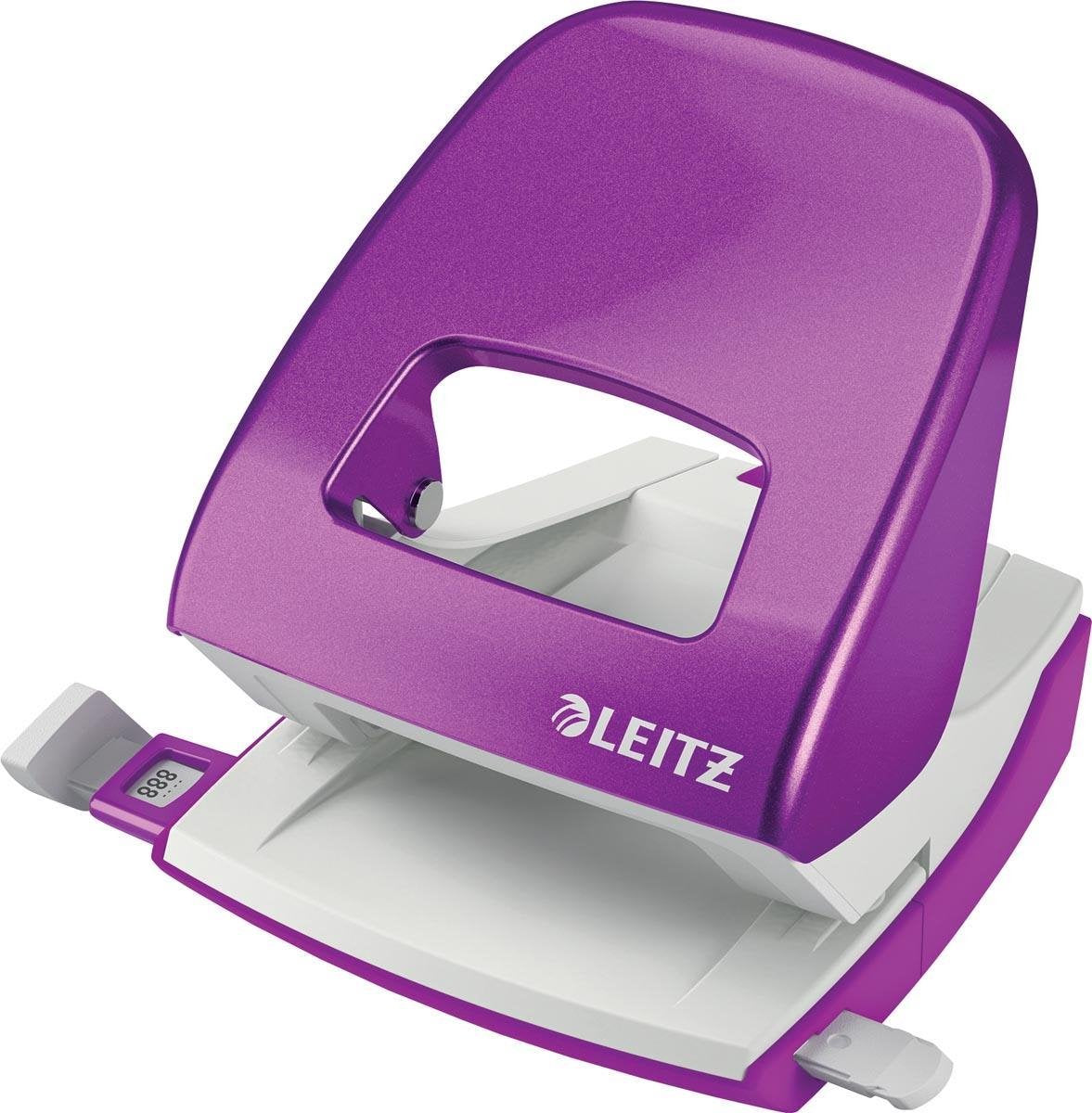 Perforatrice Leitz wow 30 feuilles violet sur blister