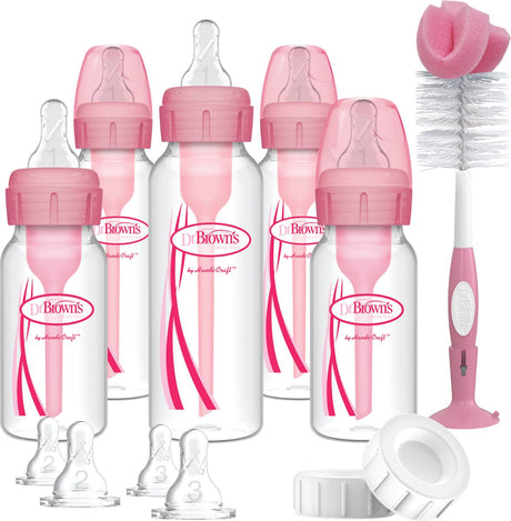 Dr. brown's options+ coffret cadeau - flacon standard - rose