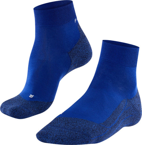 Falke ru4 light chaussettes de course courtes en lyocell anti-ampoules en matériau fonctionnel hommes bleu - taille 42-43
