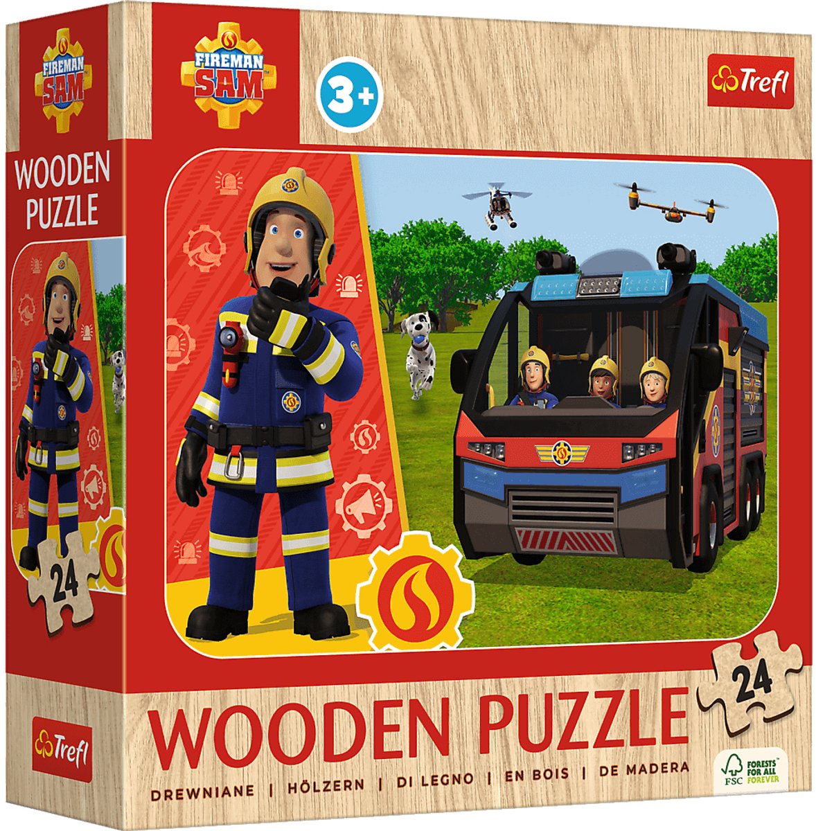 Trefl puzzle enfant bois puzzle en bois - 50 pièces - à partir de 4 ans