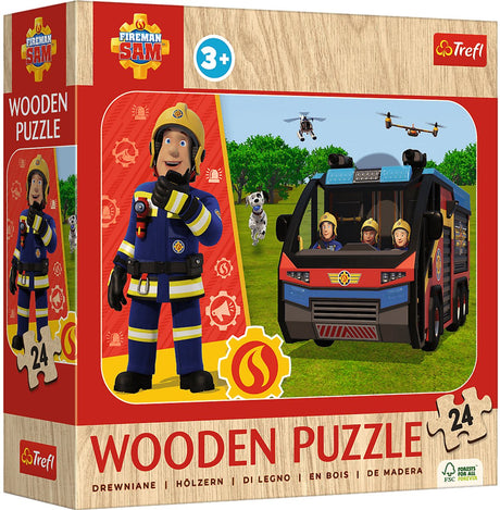 Trefl puzzle enfant bois puzzle en bois - 50 pièces - à partir de 4 ans