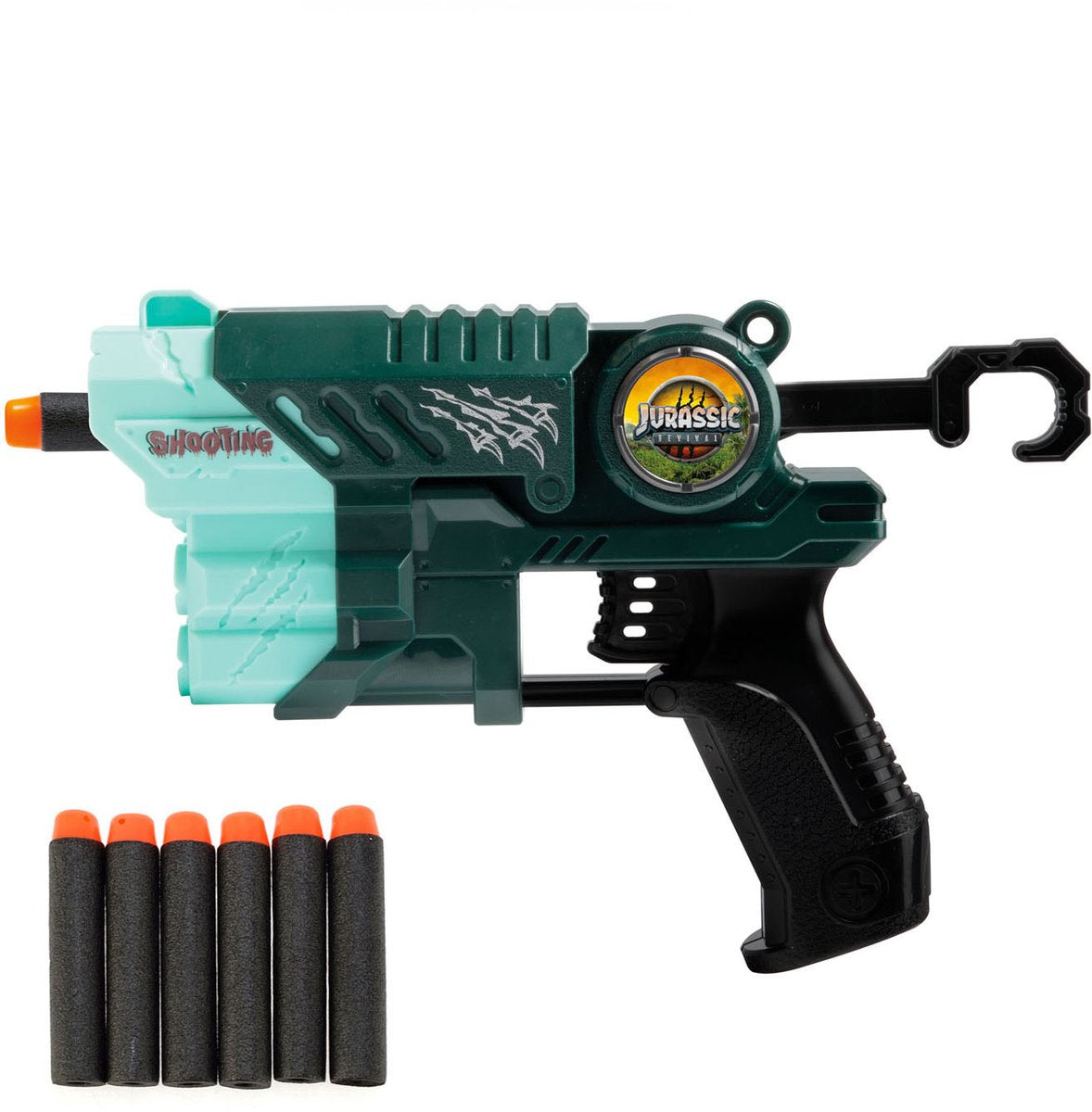 TOI-TOYS Jurassic Revivial Pistool Dino avec flèches en mousse