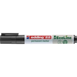 Marqueurs Edding ecoline 22, taille 22, largeur de trait 1x5 mm, noir, 1 pièce