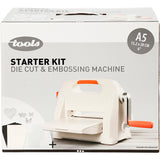 Creativ company kit de démarrage pour machine à découper et à gaufrer, a5, feuille 155x210 mm, 1 kit