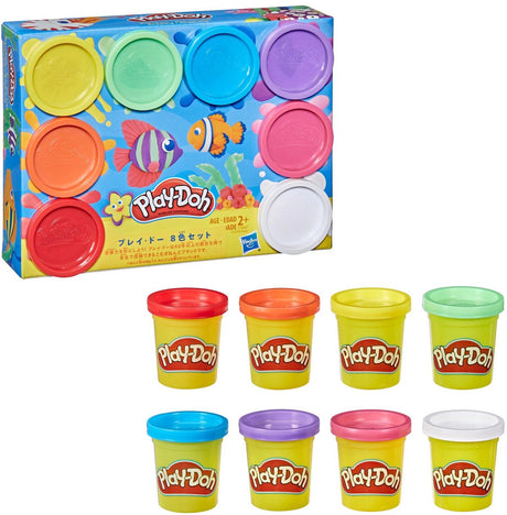 Play-doh pack de 8 - arc-en-ciel