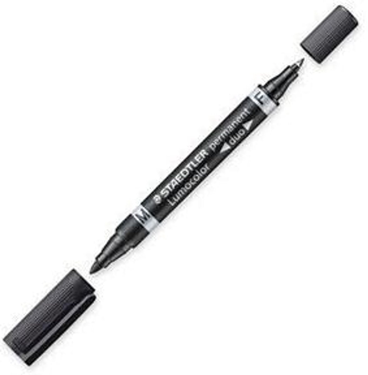 Staedtler surligneur permanent lumocolor 348-9 noir (10 pièces)
