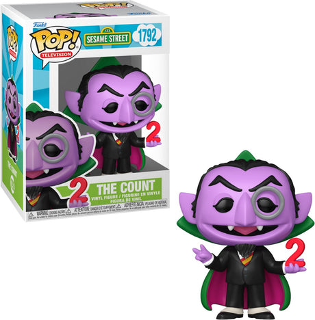 Funko Sesame Street Sesame Street - le comte (pop ! télévision) figurine en vinyle 1792 pop unisexe ! - neutre - standard