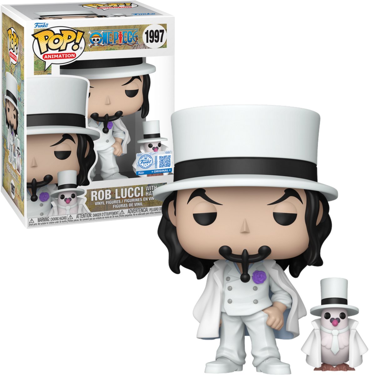 Funko [vente] pop! animation : One Piece - Rob Lucci avec Hattori #1997 édition spéciale exclusive