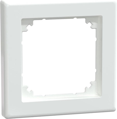Cadre de recouvrement Schneider electric - m-smart - 1 pli - blanc actif