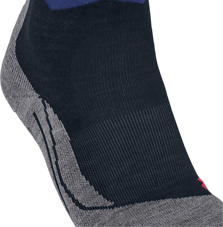 Falke tk2 chaussettes de marche en laine épaisse anti-ampoules en matériau fonctionnel hommes bleu - taille 44-45