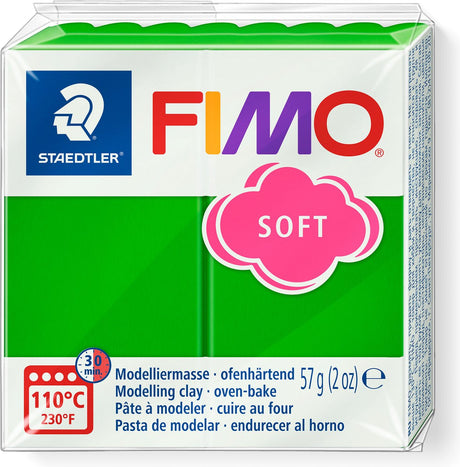 Pâte à modeler Fimo douce 57 g vert tropical