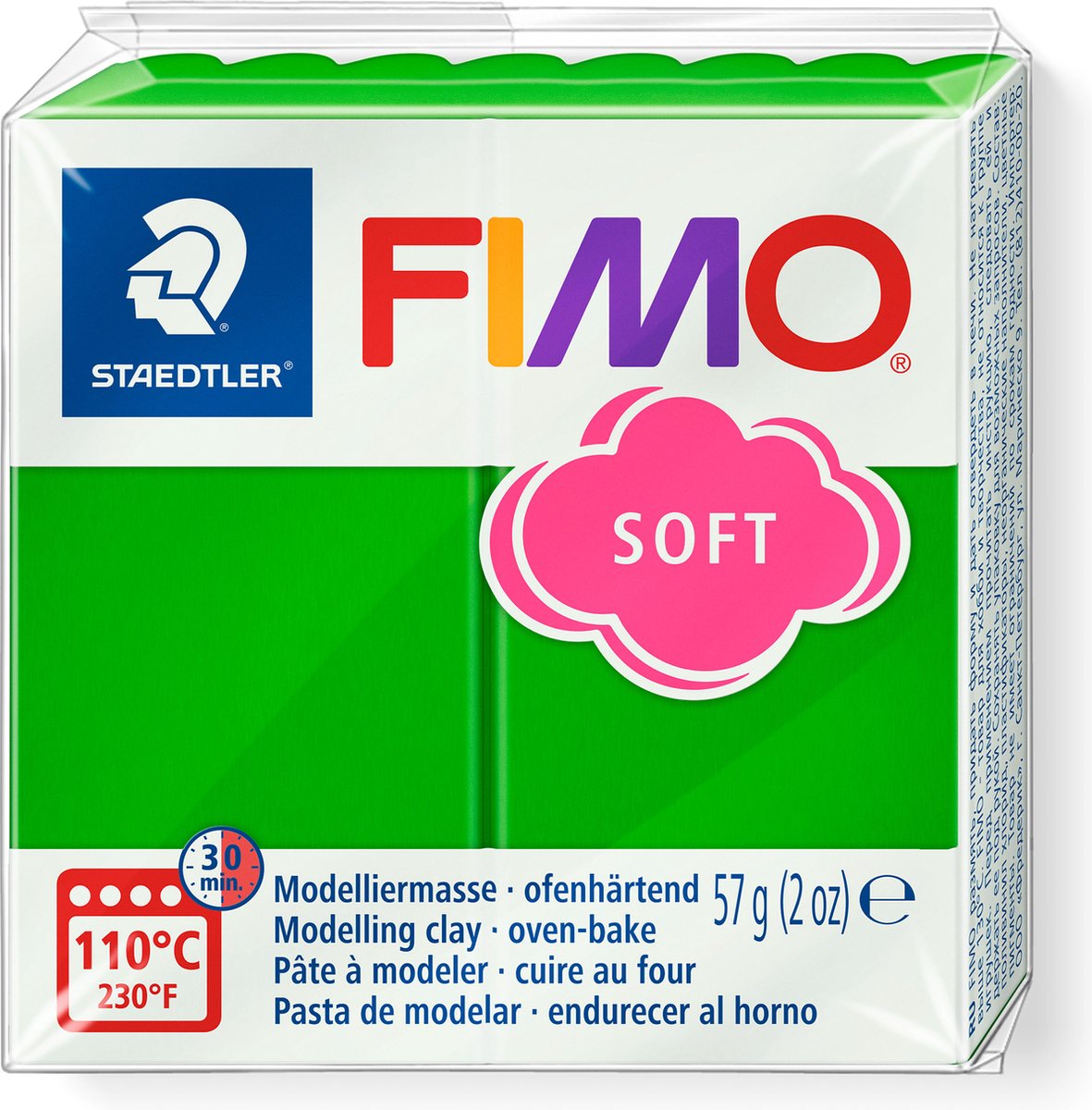 Pâte à modeler Fimo douce 57 g vert tropical